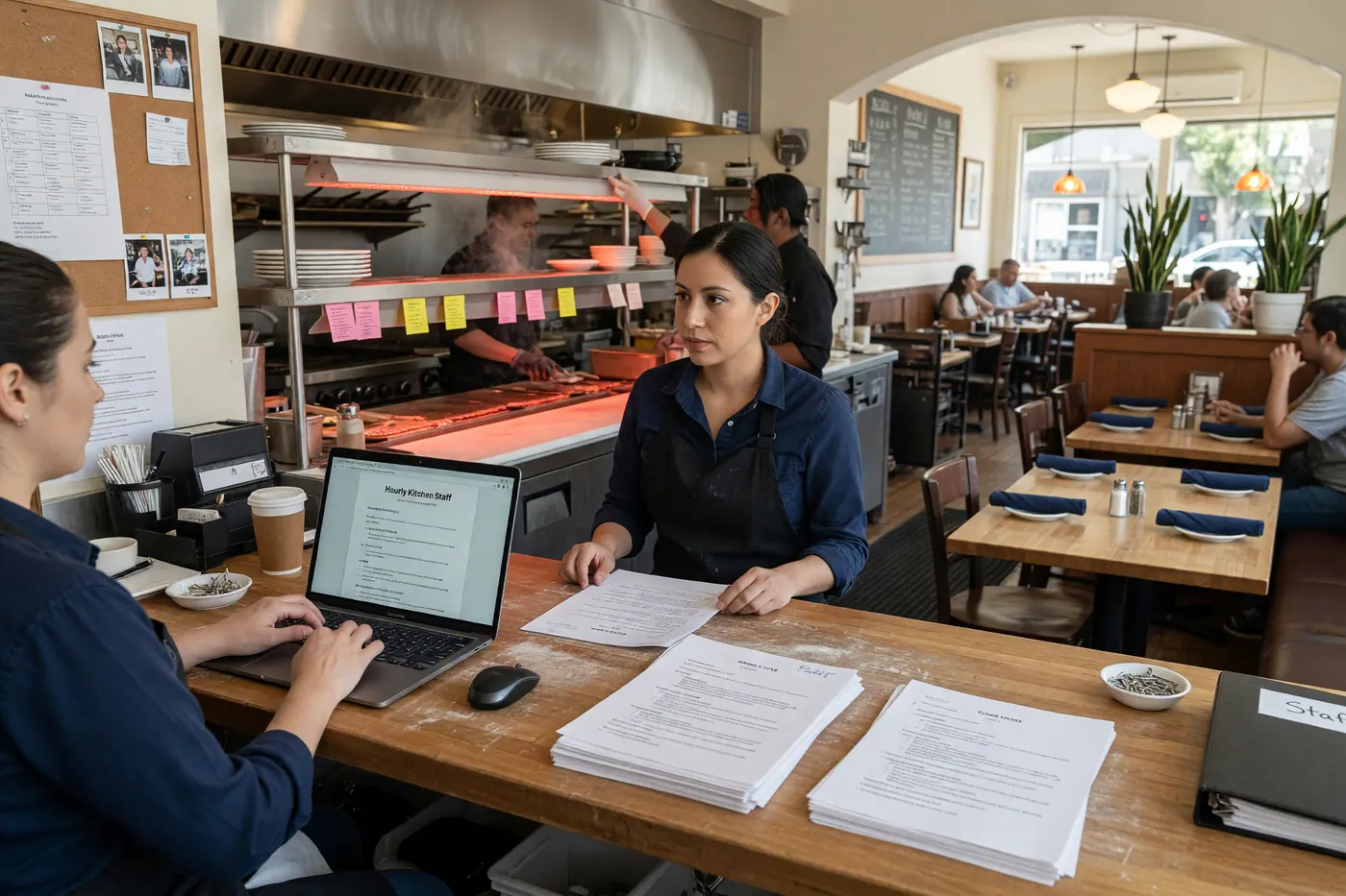 Contratar personal restaurante: turnos, propinas y pago claro